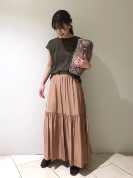 「LAURA DI MAGGIO（ローラディマッジオ）のアイテム」を使った、haruhiさん（レディース・157cm）の夏コーディネート