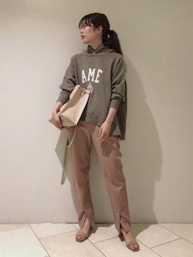 「MICA&DEAL（マイカ＆ディール）のアイテム」を使った、haruhiさん（レディース・157cm）の秋コーディネート