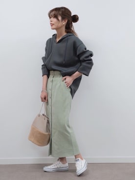 「MICA&DEAL（マイカ＆ディール）のアイテム」を使った、haruhiさん（レディース・157cm）の秋コーディネート