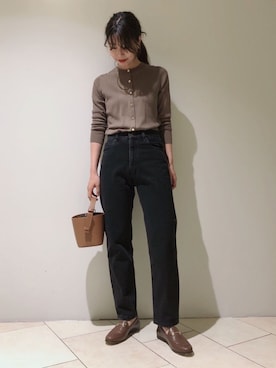 「CAMINANDO（カミナンド）のアイテム」を使った、haruhiさん（レディース・157cm）の秋コーディネート