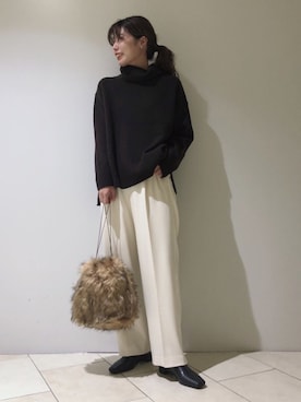 「MICA&DEAL（マイカ＆ディール）のアイテム」を使った、haruhiさん（レディース・157cm）の秋コーディネート