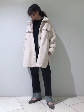 「SERGE de bleu（サージ）のアイテム」を使った、haruhiさん（レディース・157cm）の秋コーディネート