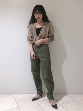 「C'ast vague（セベージュ）のアイテム」を使った、haruhiさん（レディース・157cm）の秋コーディネート