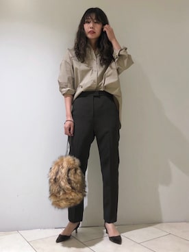 「C'ast vague（セベージュ）のアイテム」を使った、haruhiさん（レディース・157cm）の冬コーディネート