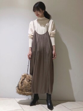 haruhiさん（レディース・157cm）の冬コーディネート