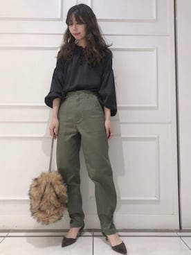 「C'ast vague（セベージュ）のアイテム」を使った、haruhiさん（レディース・157cm）の冬コーディネート