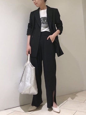 「marco masi（マルコマージ）のアイテム」を使った、haruhiさん（レディース・157cm）の冬コーディネート