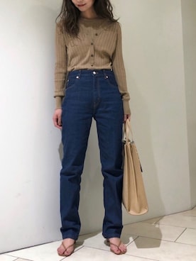 「SERGE de bleu（サージ）のアイテム」を使った、haruhiさん（レディース・157cm）の冬コーディネート