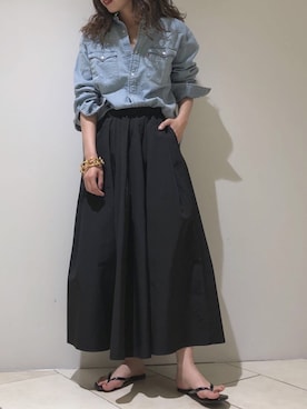 「Levi's（リーバイス）のアイテム（トップス）」を使った、haruhiさん（レディース・157cm）の春コーディネート