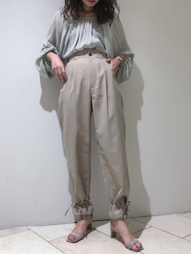 「MICA&DEAL（マイカ＆ディール）のアイテム」を使った、haruhiさん（レディース・157cm）の春コーディネート