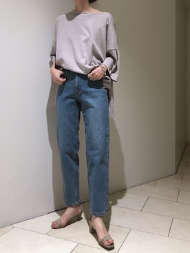 「SERGE de bleu（サージ）のアイテム」を使った、haruhiさん（レディース・157cm）の春コーディネート