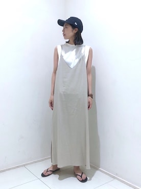 「TKEES（ティキーズ）のアイテム」を使った、haruhiさん（レディース・157cm）の春コーディネート