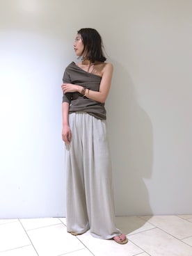 「TKEES（ティキーズ）のアイテム」を使った、haruhiさん（レディース・157cm）の夏コーディネート