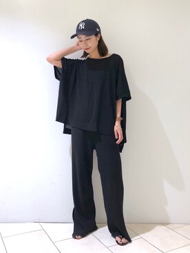 「TKEES（ティキーズ）のアイテム」を使った、haruhiさん（レディース・157cm）の夏コーディネート