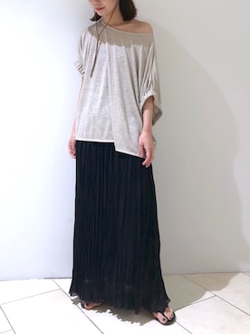 「TKEES（ティキーズ）のアイテム」を使った、haruhiさん（レディース・157cm）の夏コーディネート