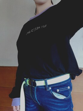 「aveil（アベイル）のアイテム（アクセサリー）」を使った、冬さん（レディース・159cm）の春コーディネート