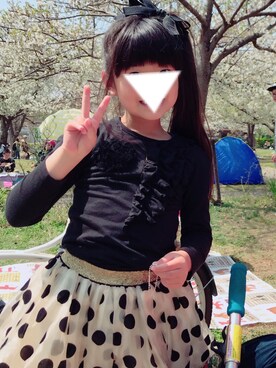 「Rora（ローラ）のアイテム」を使った、♡meina♡さん（キッズ・125cm）の夏コーディネート