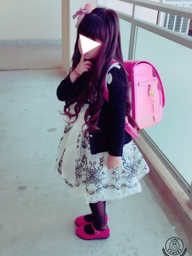 「Rora（ローラ）のアイテム」を使った、♡meina♡さん（キッズ・125cm）の夏コーディネート