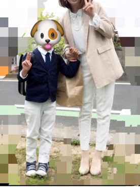 「RADCHAP（ラッドチャップ）のアイテム」を使った、SACHI♡さん（レディース・160cm）の春コーディネート