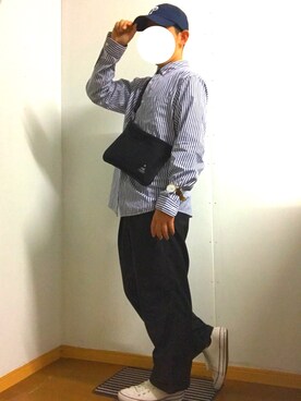 ショルダーバッグを使った 足太い のメンズ人気ファッションコーディネート Wear