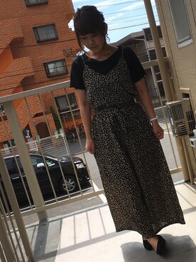「メチャカリ」｜「アイテム（腕時計）」を使った、sakiさん（レディース・154cm）の夏コーディネート