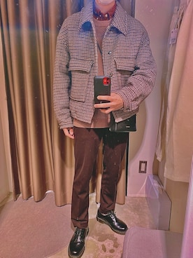 葵さん（メンズ・170cm）の冬コーディネート