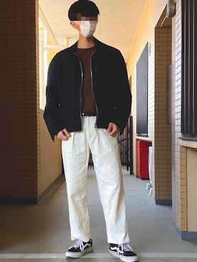 「GGD（ジージーディー）のアイテム（ジャケット/アウター）」を使った、葵さん（メンズ・170cm）の春コーディネート