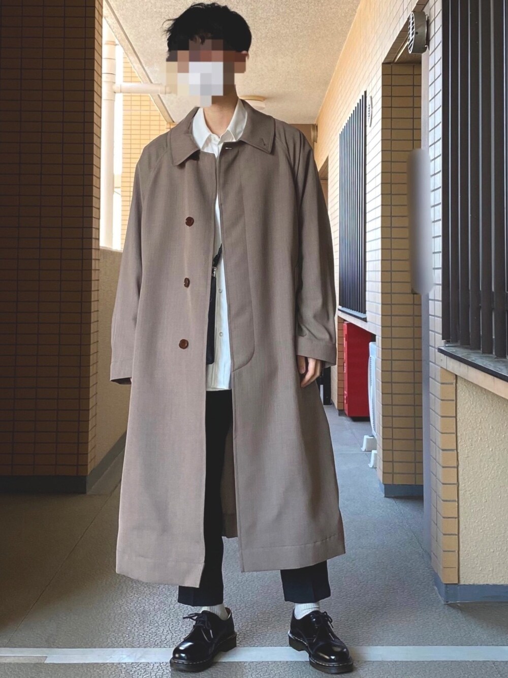LIDNM MORTORCYCLE COAT　リドム　モーターサイクルコート LIDNM（リドム）の「MORTORCYCLE COAT（ステンカラーコート