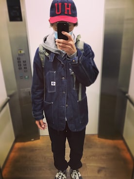 「CABANE de ZUCCa（カバンドズッカ）のアイテム（トップス）」を使った、2zkさん（メンズ・177cm）の春コーディネート