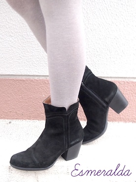 「BONTRE（ボントレ）のアイテム」を使った、Esmeralda（エスメラルダ）さん（レディース・160cm）の冬コーディネート