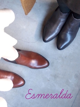 「BONTRE（ボントレ）のアイテム」を使った、Esmeralda（エスメラルダ）さん（レディース・160cm）の冬コーディネート