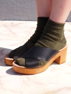 「BONTRE（ボントレ）のアイテム」を使った、Esmeralda（エスメラルダ）さん（レディース・160cm）の春コーディネート