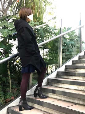 「kOhAKU（コハク）のアイテム」を使った、Esmeralda（エスメラルダ）さん（レディース・160cm）の冬コーディネート