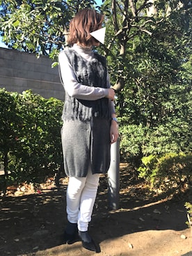 「RADIATE（ラディエイト）のアイテム」を使った、Esmeralda（エスメラルダ）さん（レディース・160cm）の冬コーディネート