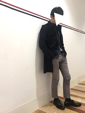 「THE SHOP TK （ザ ショップ ティーケー ）のアイテム」を使った、Esmeralda（エスメラルダ）さん（メンズ・170cm）の冬コーディネート