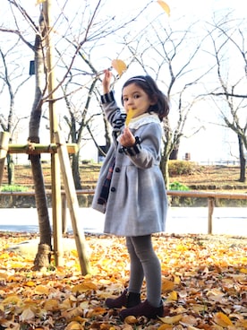 「アイテム（ブーツ）」を使った、Esmeralda（エスメラルダ）さん（キッズ・120cm）の冬コーディネート