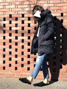 「laboratory work（ラボラトリーワーク）のアイテム（ジャケット/アウター）」を使った、Esmeralda（エスメラルダ）さん（レディース・160cm）の冬コーディネート