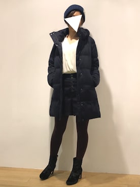 「laboratory work（ラボラトリーワーク）のアイテム（ジャケット/アウター）」を使った、Esmeralda（エスメラルダ）さん（レディース・160cm）の冬コーディネート