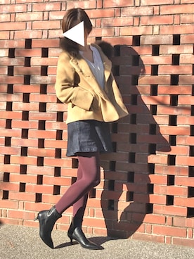 「ef-de（エフデ）のアイテム」を使った、Esmeralda（エスメラルダ）さん（レディース・160cm）の冬コーディネート