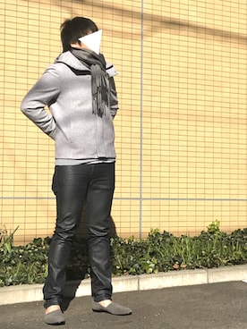 「LANVIN（ランバン）のアイテム」を使った、Esmeralda（エスメラルダ）さん（メンズ・170cm）の冬コーディネート