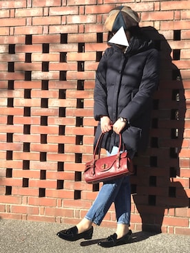 「laboratory work（ラボラトリーワーク）のアイテム（ジャケット/アウター）」を使った、Esmeralda（エスメラルダ）さん（レディース・160cm）の冬コーディネート