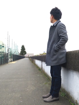 「T2[in]（ツイン）のアイテム」を使った、Esmeralda（エスメラルダ）さん（メンズ・170cm）の冬コーディネート