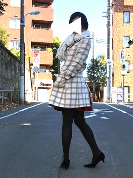 「mio notis（ミオノティス）のアイテム」を使った、Esmeralda（エスメラルダ）さん（レディース・160cm）の冬コーディネート