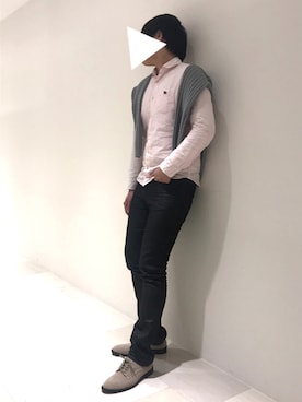 「BURBERRY BLACK LABEL（バーバリーブラックレーベル）のアイテム」を使った、Esmeralda（エスメラルダ）さん（メンズ・175cm）の春コーディネート