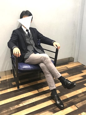 「BG（ビージー）のアイテム」を使った、Esmeralda（エスメラルダ）さん（メンズ・170cm）の春コーディネート