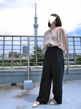 「チュール」｜Esmeralda（エスメラルダ）さん（レディース・160cm）の夏コーディネート