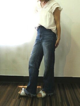 「Sonia C（ソニアシー）のアイテム」を使った、Esmeralda（エスメラルダ）さん（レディース・160cm）の夏コーディネート