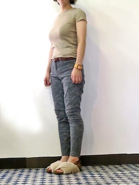 「Sonia C（ソニアシー）のアイテム」を使った、Esmeralda（エスメラルダ）さん（レディース・160cm）の夏コーディネート