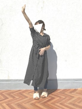 「ファーサンダル」｜Esmeralda（エスメラルダ）さん（レディース・160cm）の秋コーディネート