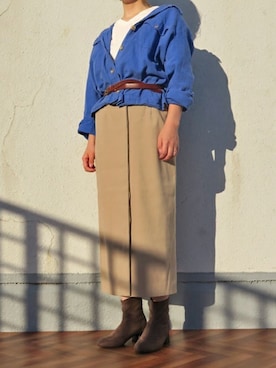 「mio notis（ミオノティス）のアイテム」を使った、Esmeralda（エスメラルダ）さん（レディース・160cm）の秋コーディネート